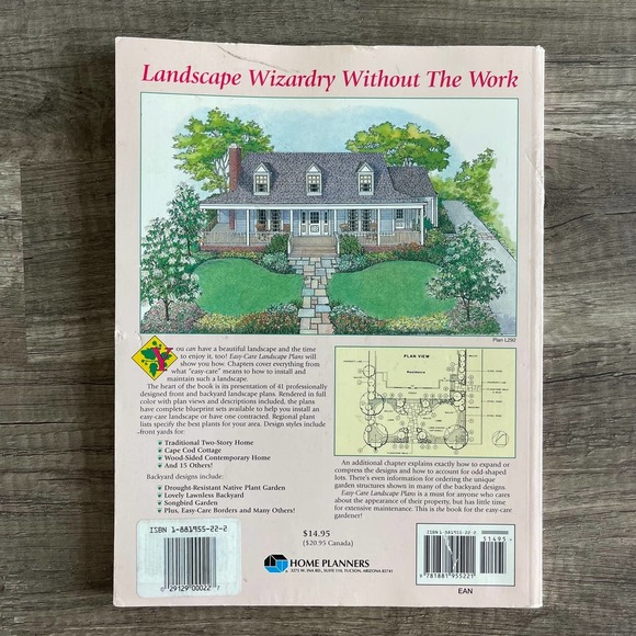 EASY-CARE LANDSCAPE PLANS: 41 PROFESSIONAL DESIGNS FOR DO-IT-YOURSELFERS - Picture 2 of 9